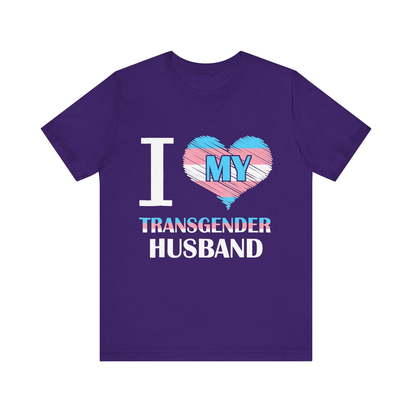 I Heart My Transgender Husband - Unisex T-Shirt