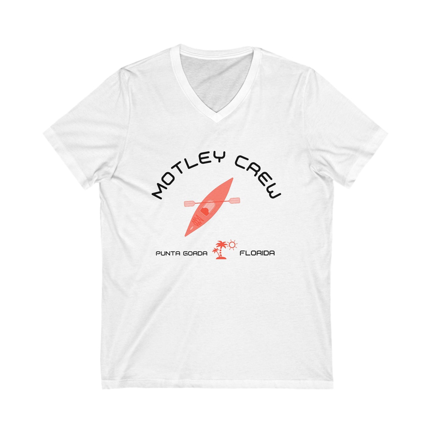 Motley Crew - Unisex Jersey V-Neck T-Shirt