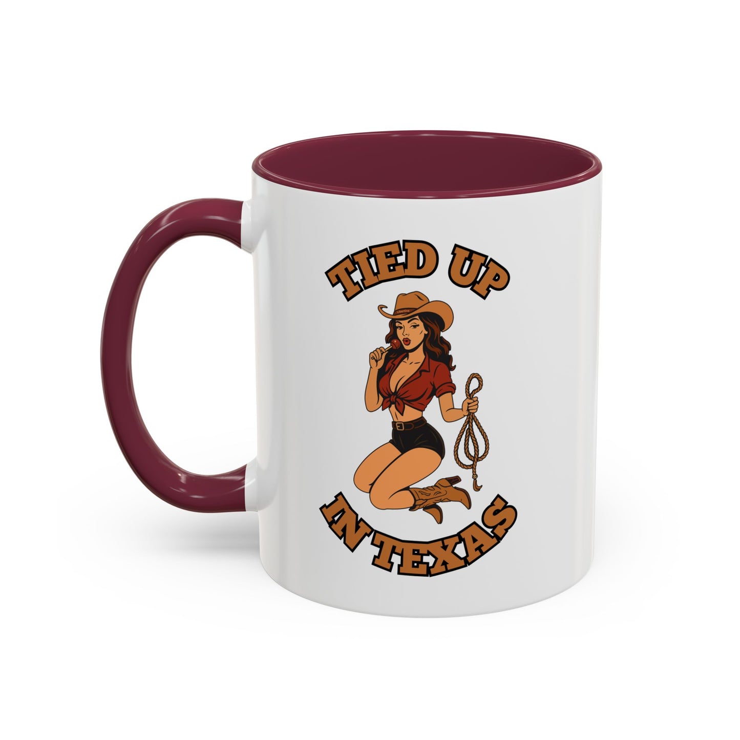 Tied up in Texas - Colorful Ceramic Mug