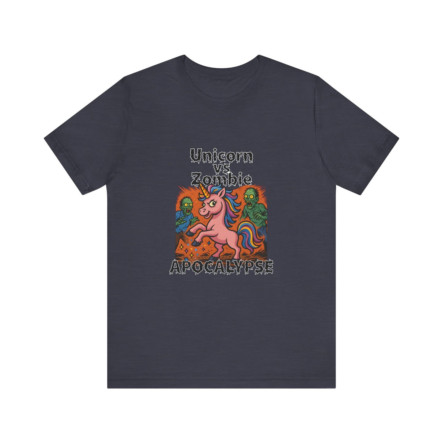 Unicorn vs Zombie Apocalypse - Unisex T-Shirt