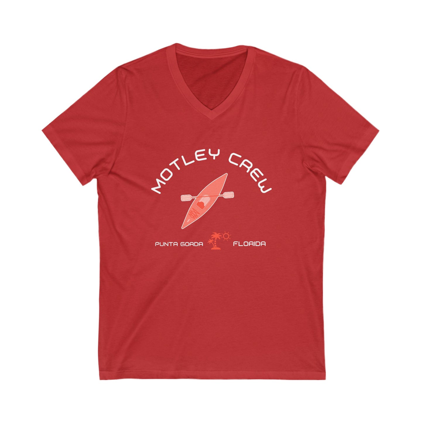 Motley Crew - Unisex Jersey V-Neck T-Shirt