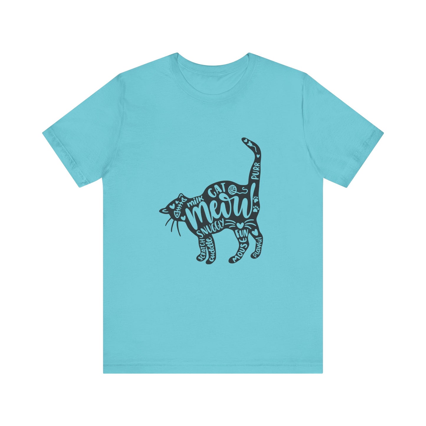 Cat Word Cloud - Unisex T-Shirt