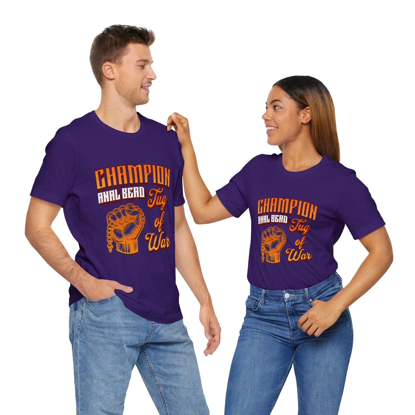 Champion Anal Bead Tug of War - Unisex T-Shirt