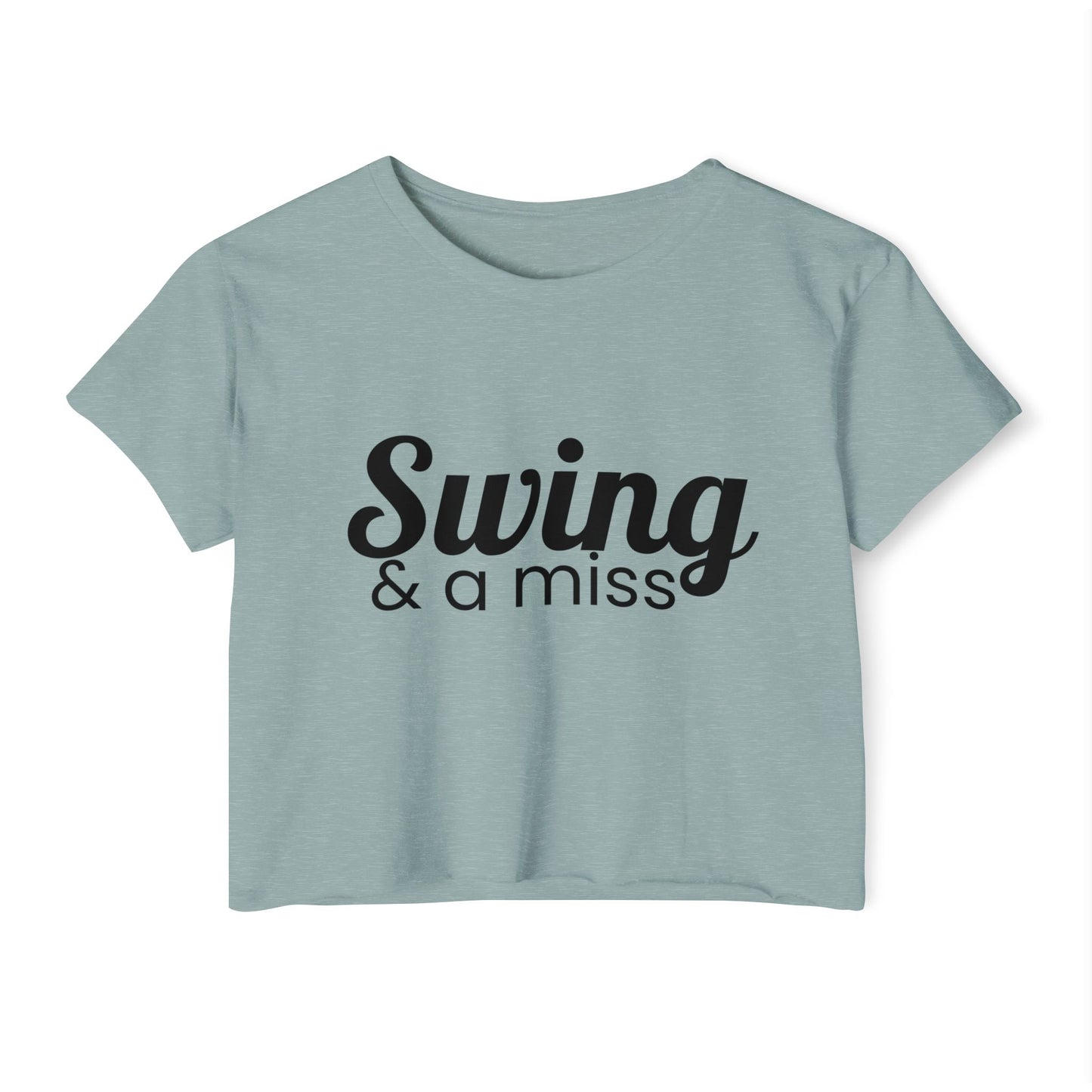 Swing and a Miss - Women's Festival Crop Top