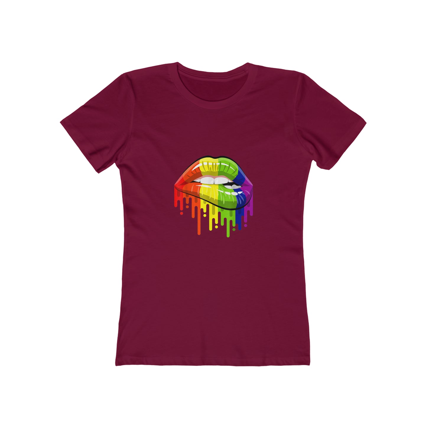 Rainbow Pride Lips - Women's T-shirt