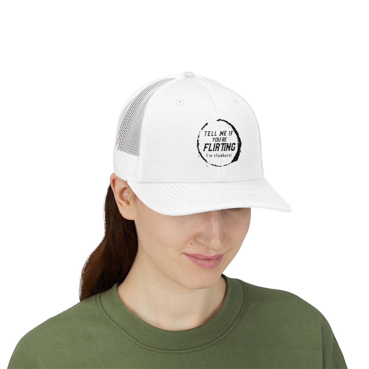Tell Me If You're Flirting - Snapback Trucker Cap