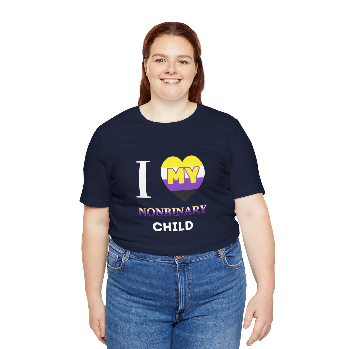 I Heart my Nonbinary Child - Unisex T-Shirt
