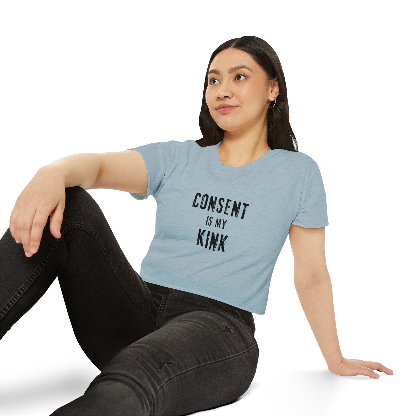 Consent is my Kink - Women's Festival Crop Top