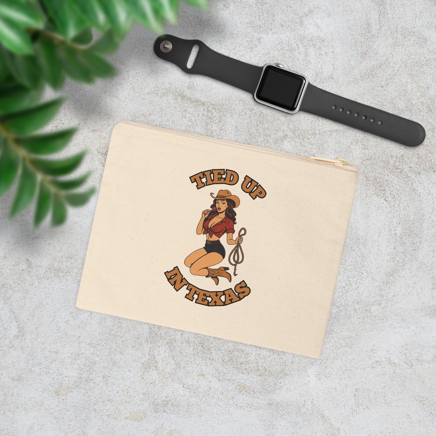 Tied Up in Texas - Zipper Pouch