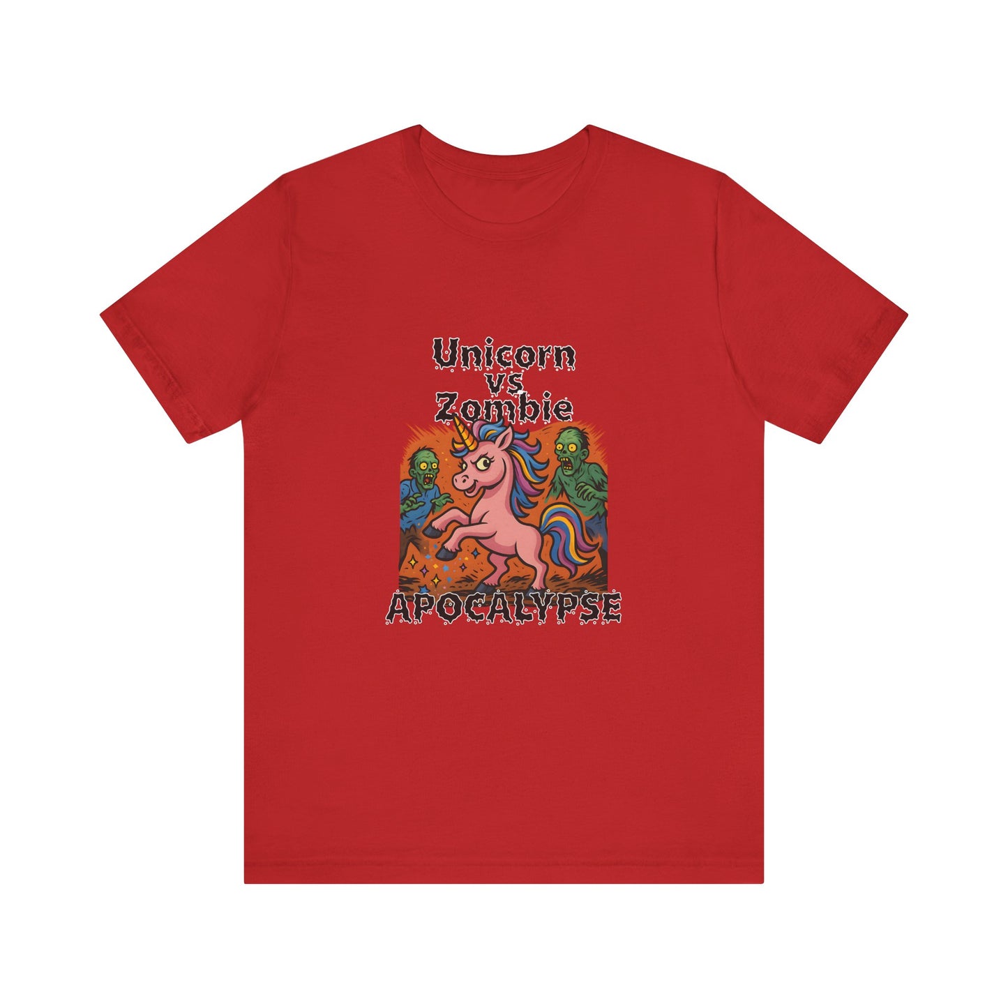 Unicorn vs Zombie Apocalypse - Unisex T-Shirt