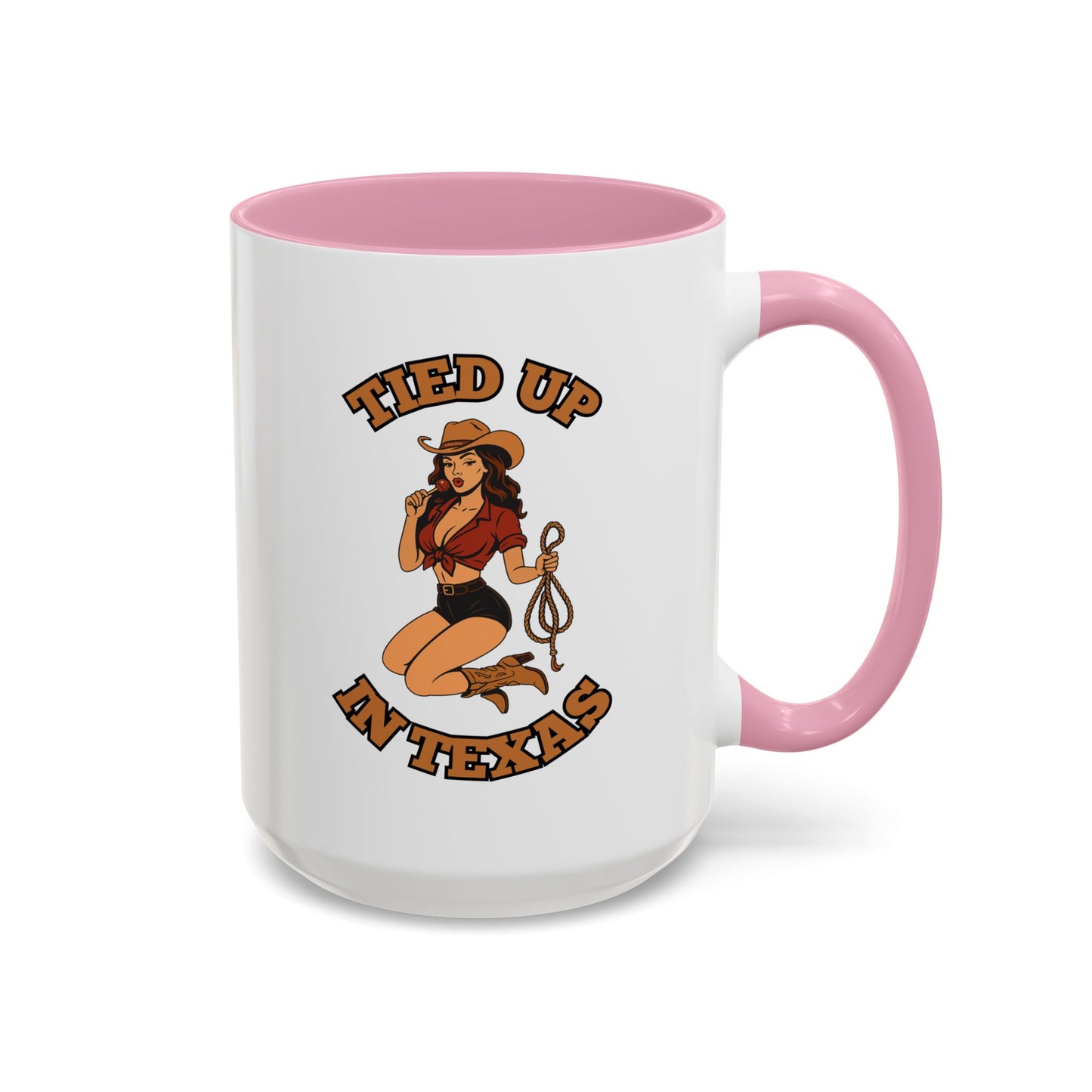 Tied up in Texas - Colorful Ceramic Mug