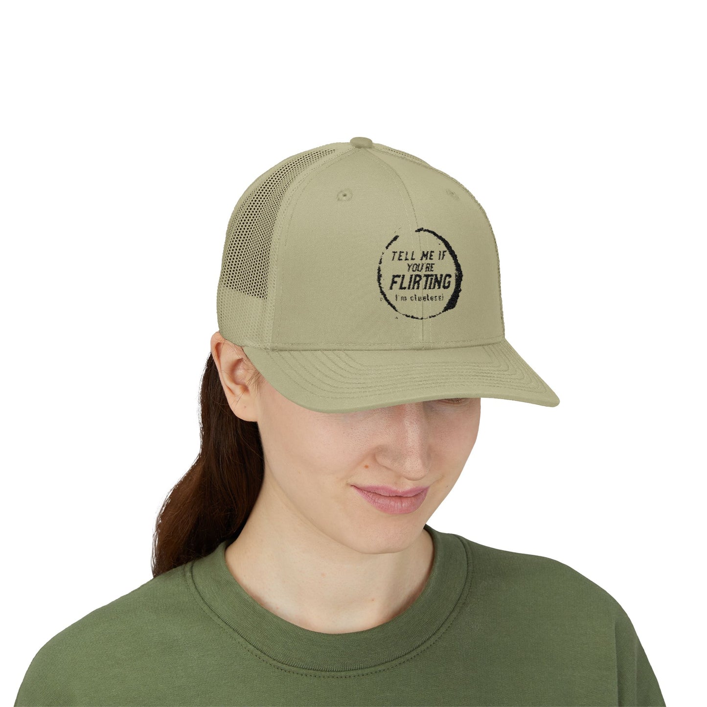 Tell Me If You're Flirting - Snapback Trucker Cap