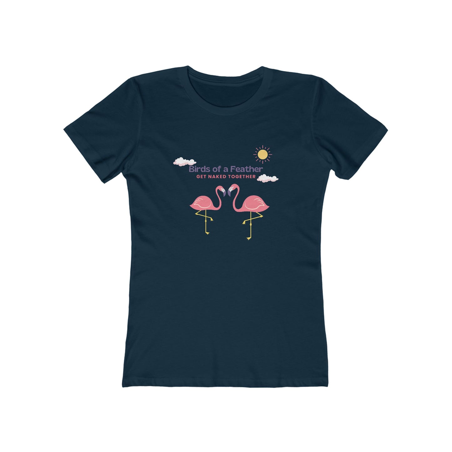Birds of a Feather Get Naked Together - Women's T-shirt