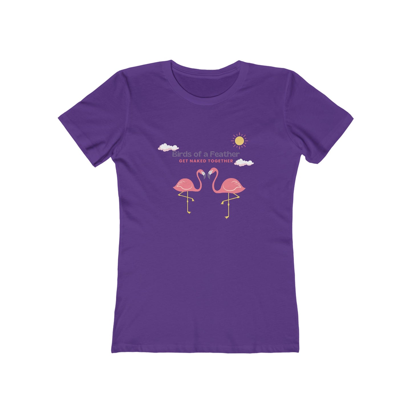Birds of a Feather Get Naked Together - Women's T-shirt