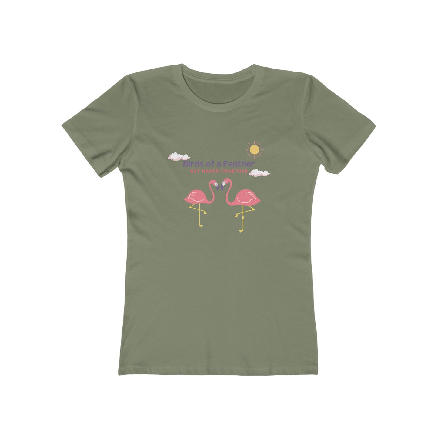 Birds of a Feather Get Naked Together - Women's T-shirt