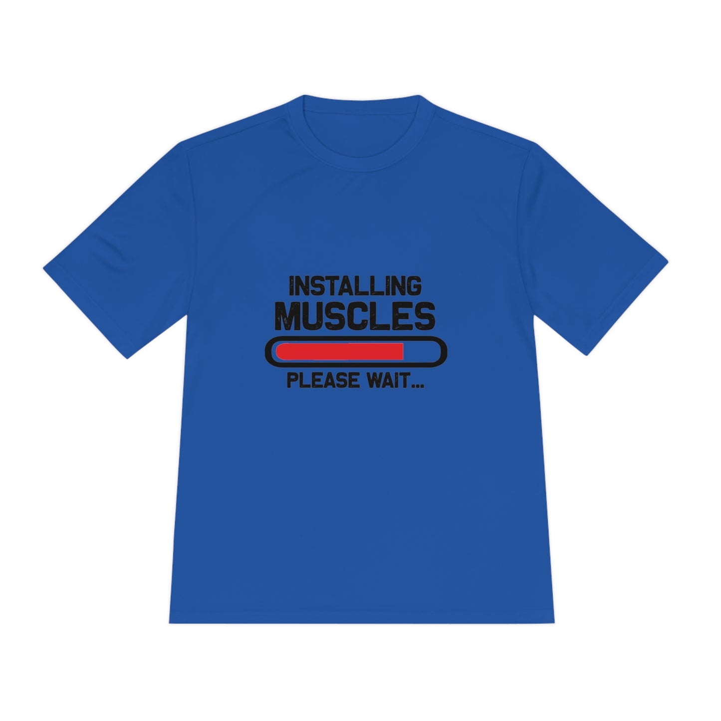Installing Muscles Please Wait - Unisex Sport-Tek Shirt