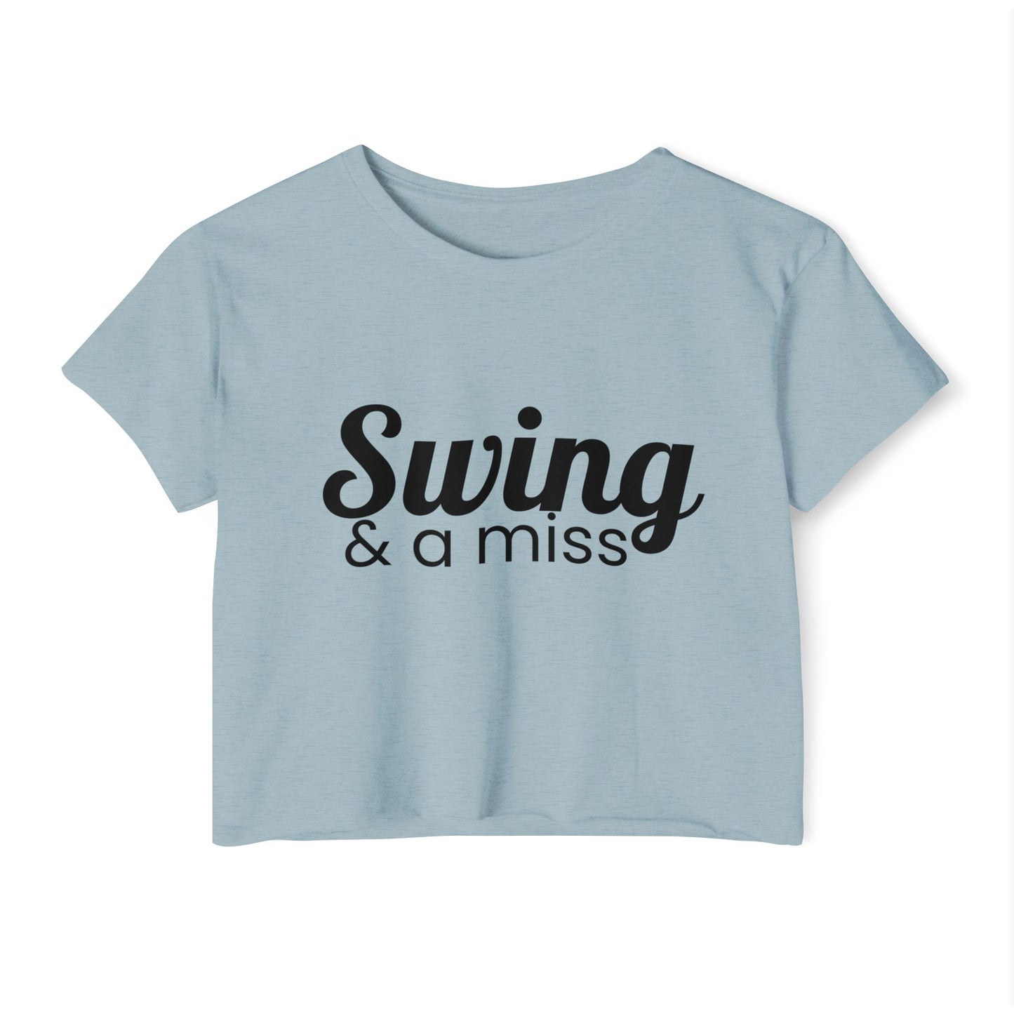 Swing and a Miss - Women's Festival Crop Top