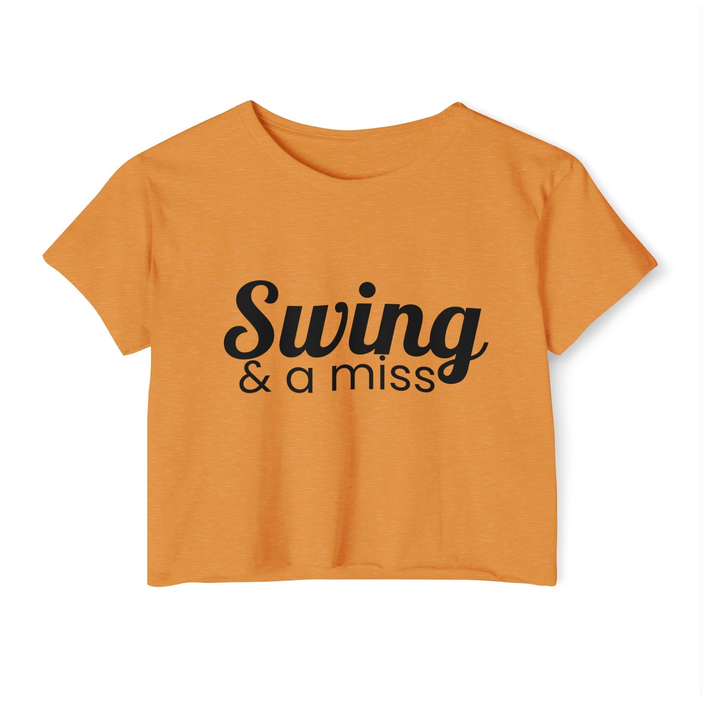 Swing and a Miss - Women's Festival Crop Top