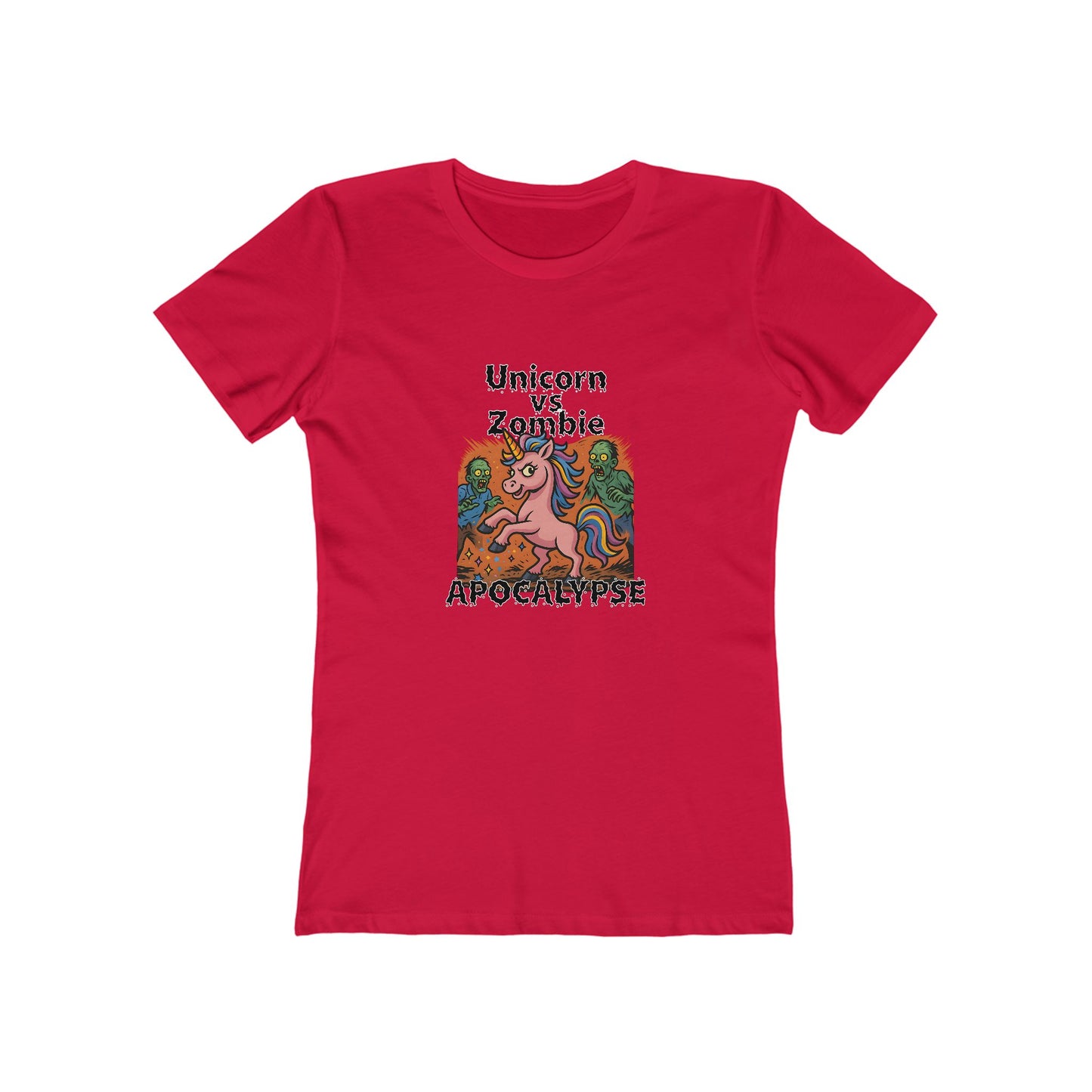 Unicorn vs Zombie Apocalypse - Women's T-shirt