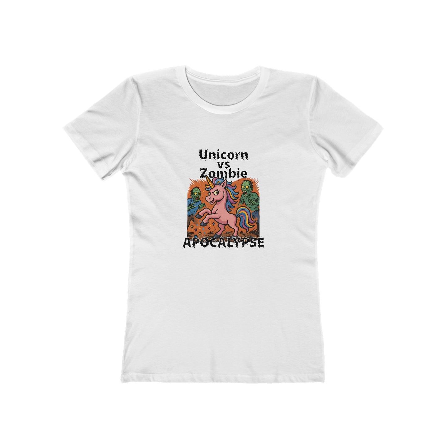 Unicorn vs Zombie Apocalypse - Women's T-shirt