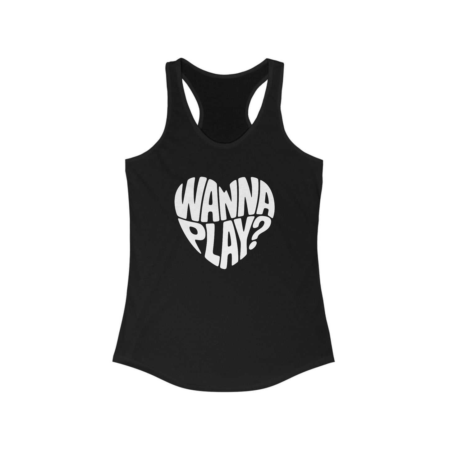 Wanna Play? - Women's Racerback Tank