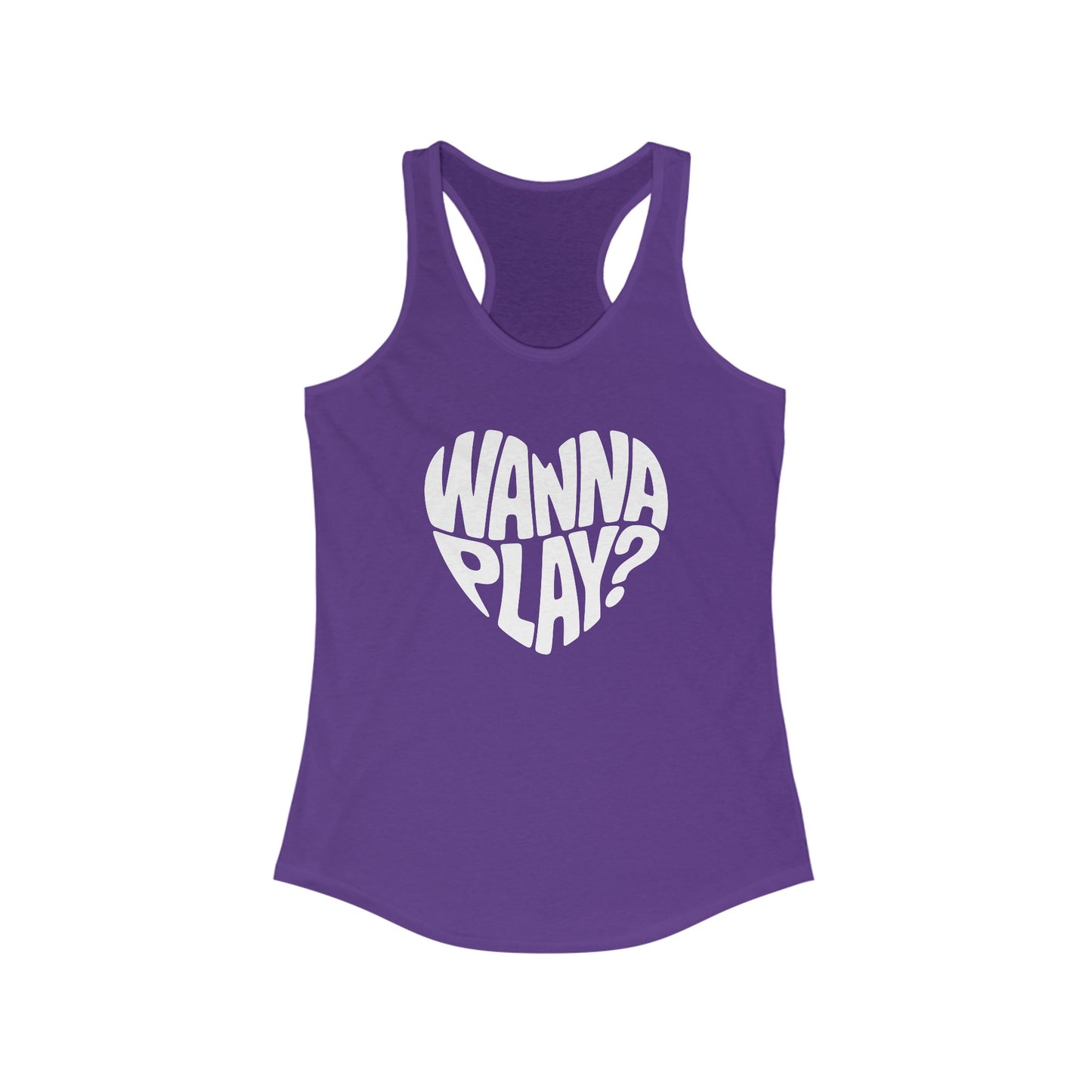 Wanna Play? - Women's Racerback Tank