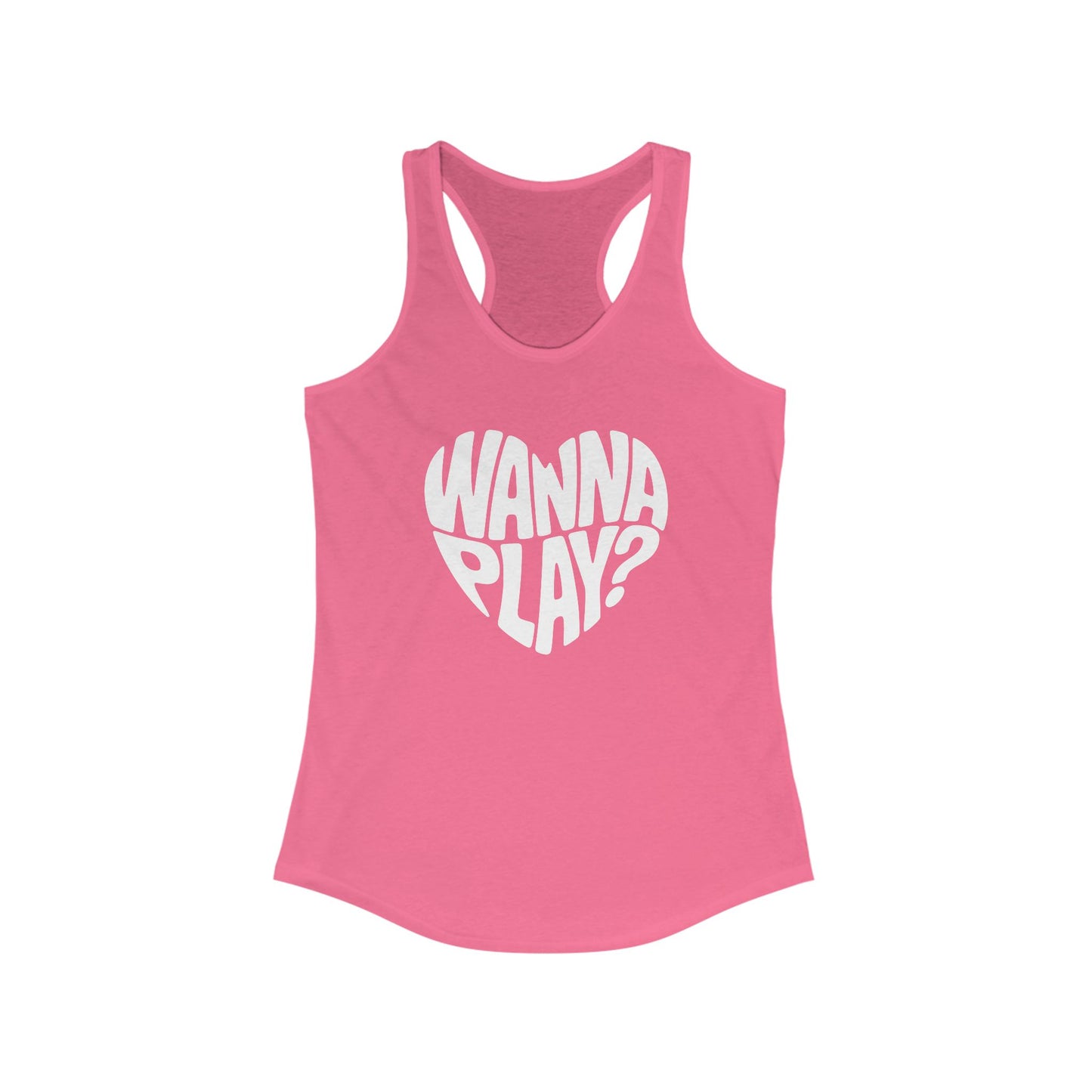 Wanna Play? - Women's Racerback Tank
