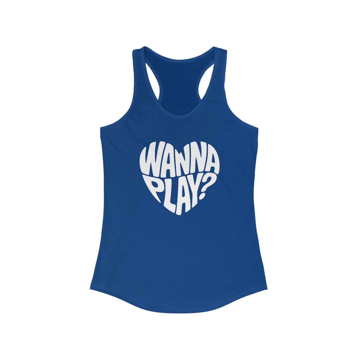 Wanna Play? - Women's Racerback Tank