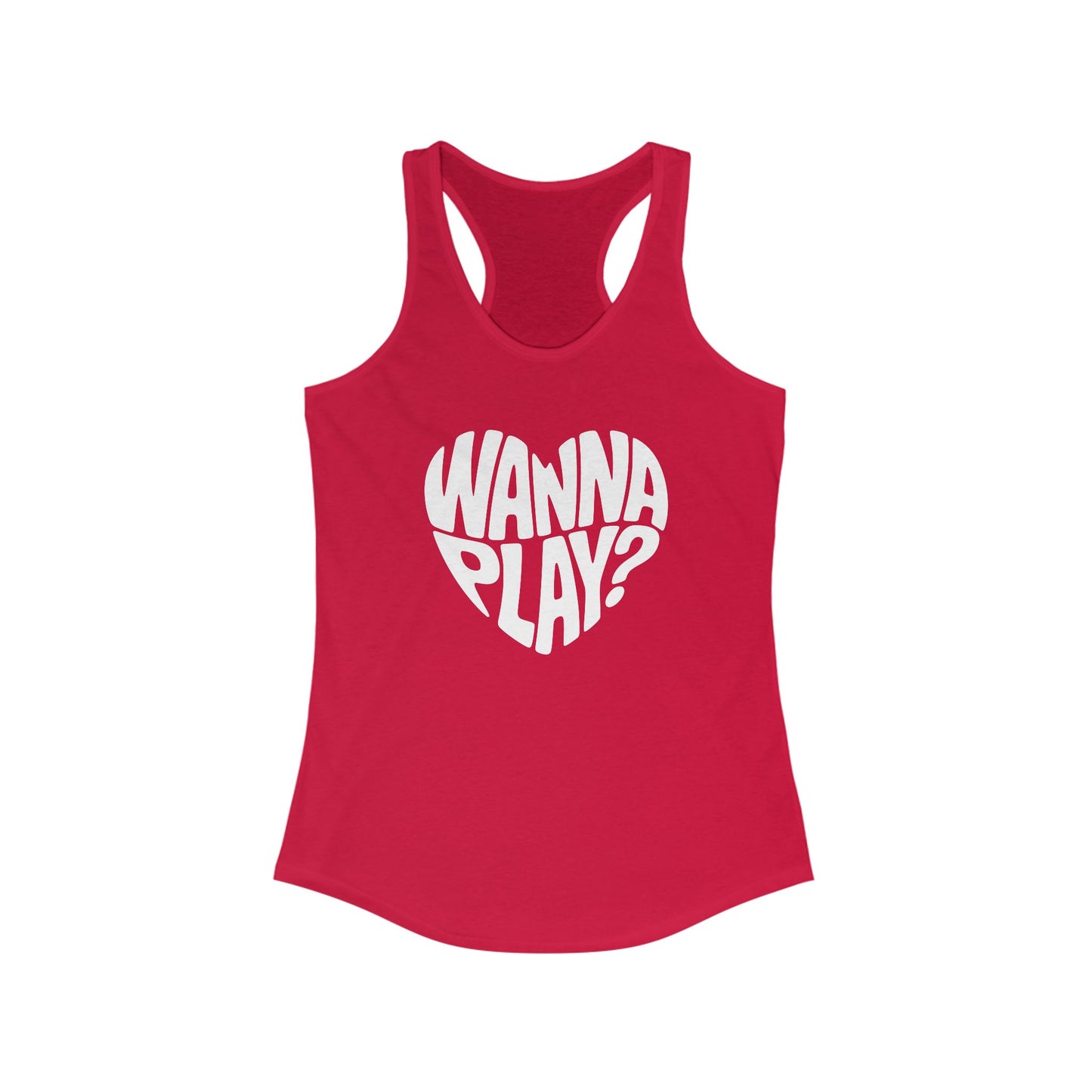 Wanna Play? - Women's Racerback Tank