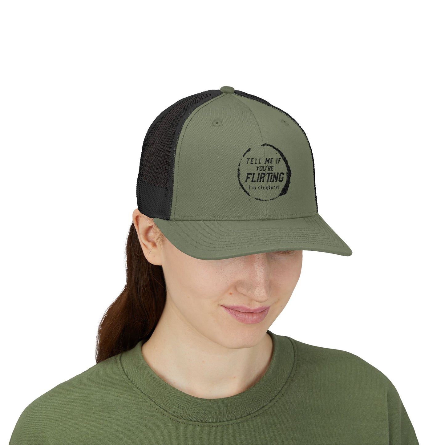 Tell Me If You're Flirting - Snapback Trucker Cap