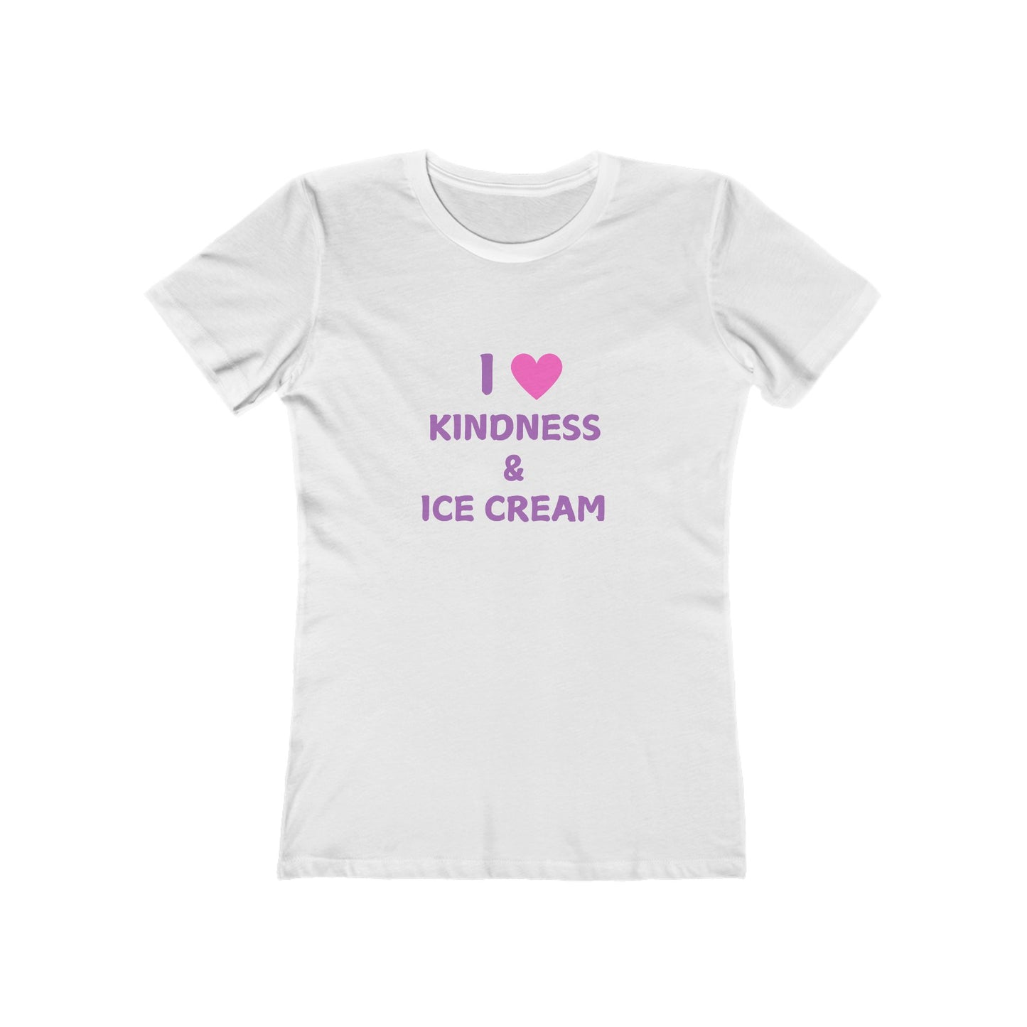 I Love Kindness & Ice Cream2 - Women's T-shirt