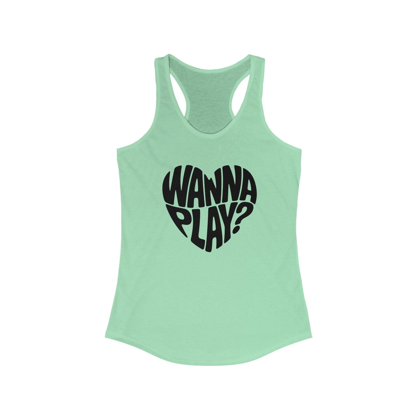 Wanna Play? - Women's Racerback Tank