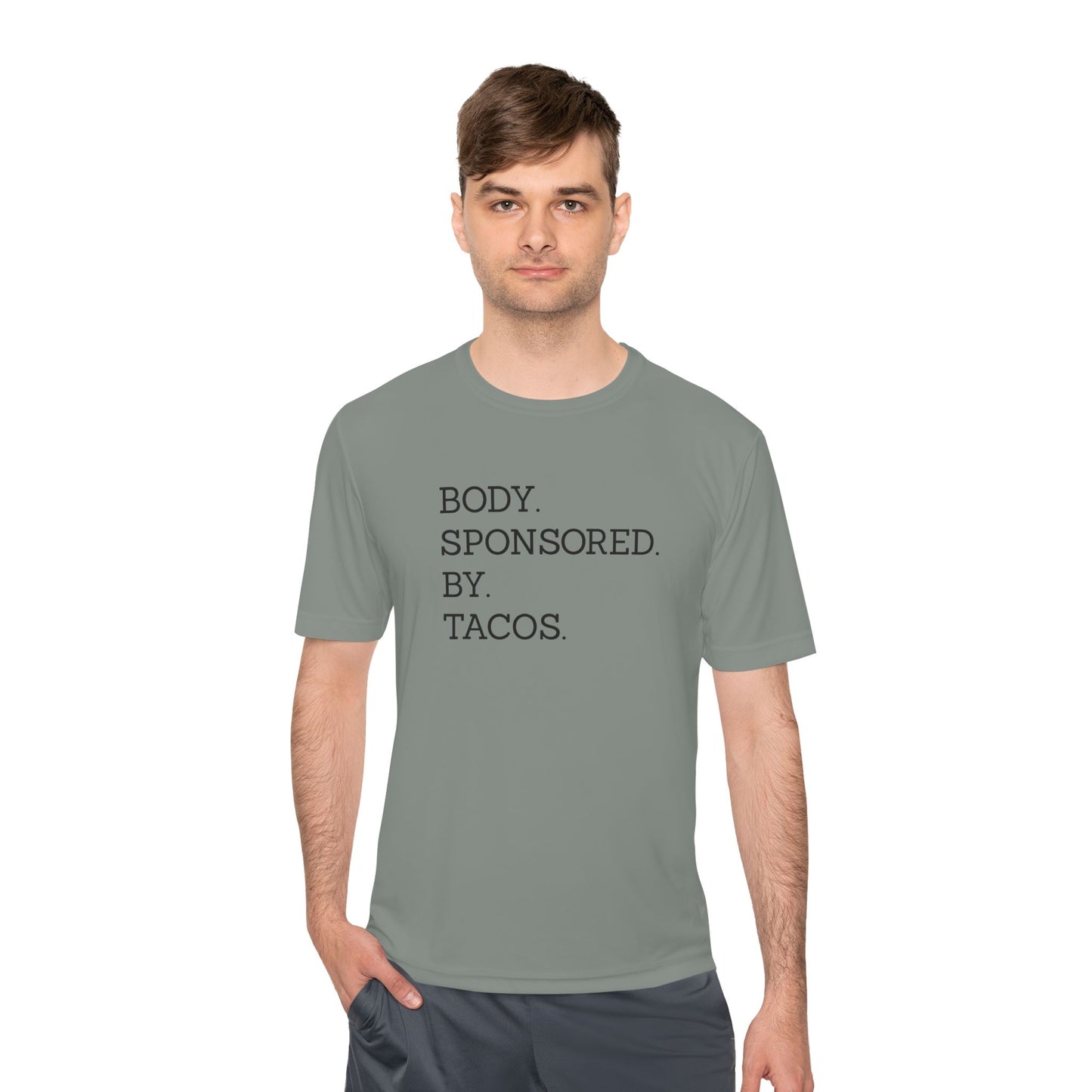 Body Sponsored By Tacos - Unisex Sport-Tek Shirt