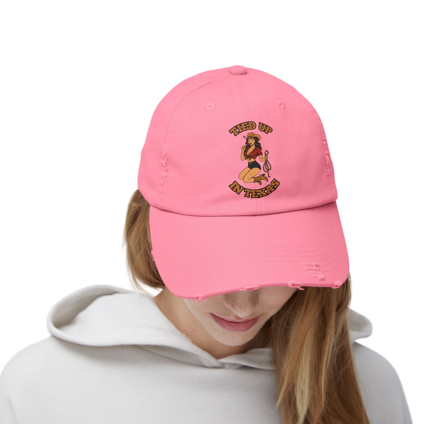 Tied Up in Texas - Distressed Cap