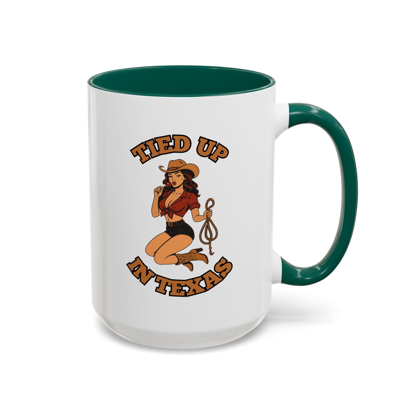 Tied up in Texas - Colorful Ceramic Mug