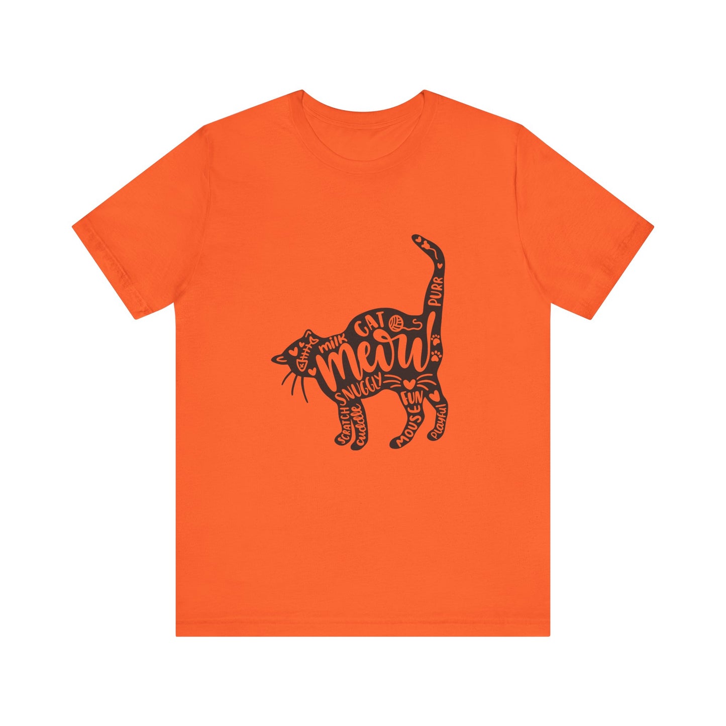 Cat Word Cloud - Unisex T-Shirt