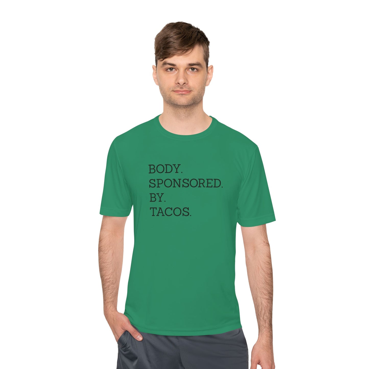 Body Sponsored By Tacos - Unisex Sport-Tek Shirt