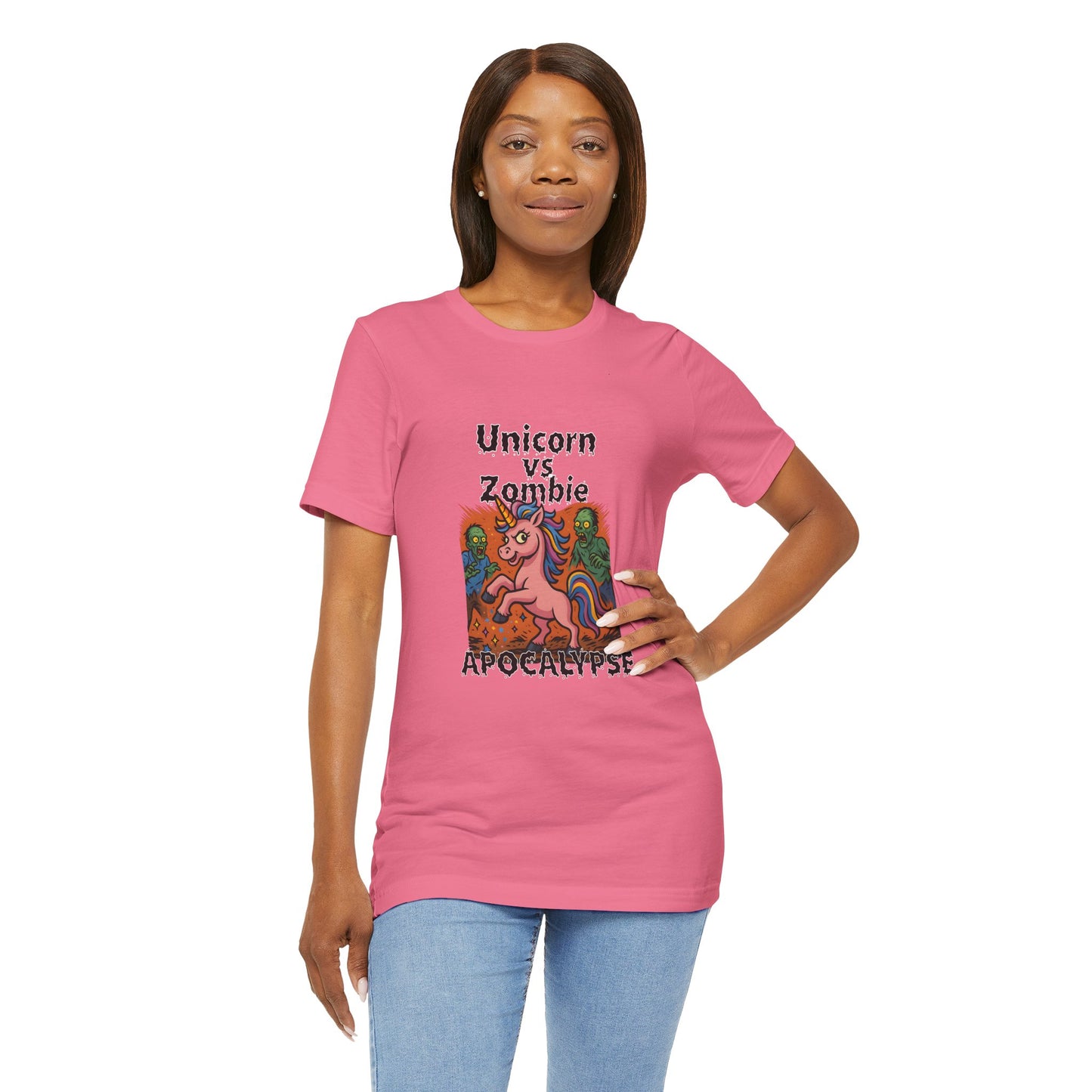 Unicorn vs Zombie Apocalypse - Unisex T-Shirt