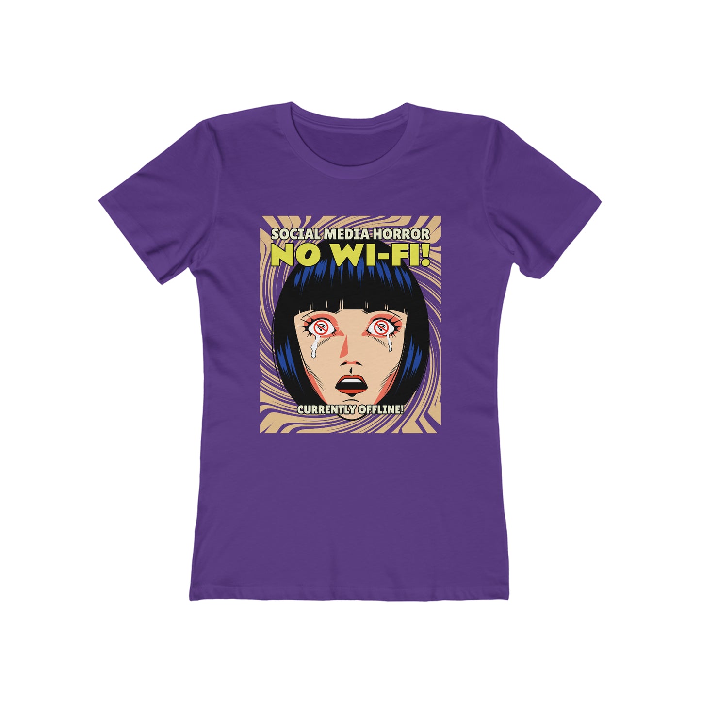 Social Media Horror No Wi-Fi - Women's T-shirt