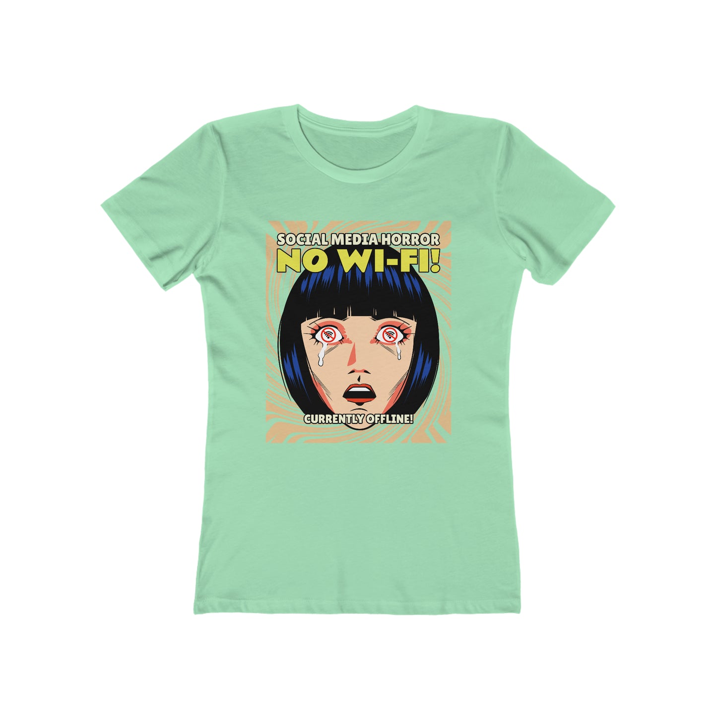 Social Media Horror No Wi-Fi - Women's T-shirt