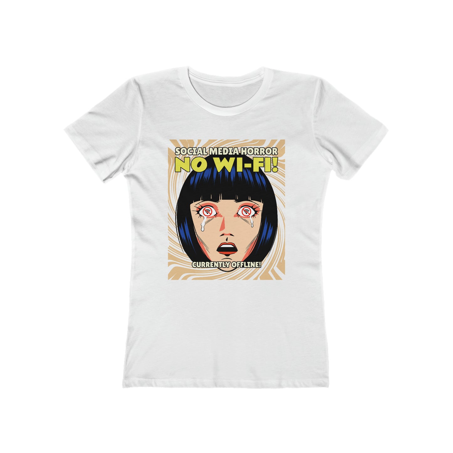 Social Media Horror No Wi-Fi - Women's T-shirt