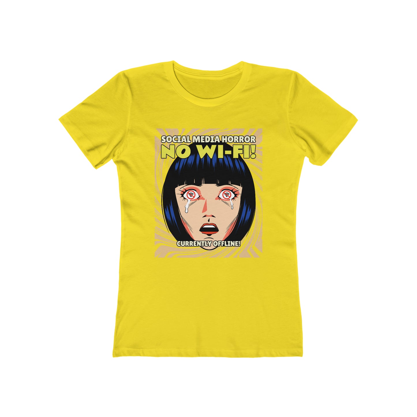 Social Media Horror No Wi-Fi - Women's T-shirt