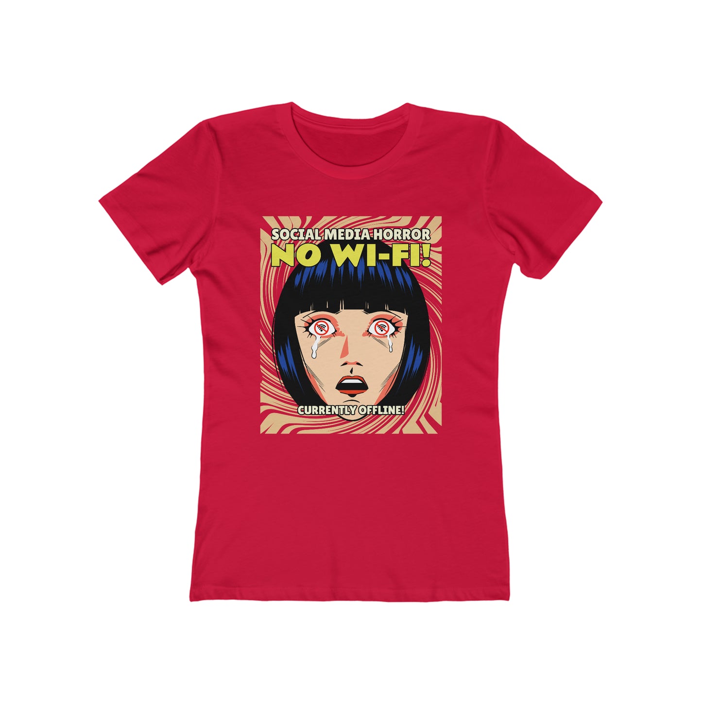 Social Media Horror No Wi-Fi - Women's T-shirt