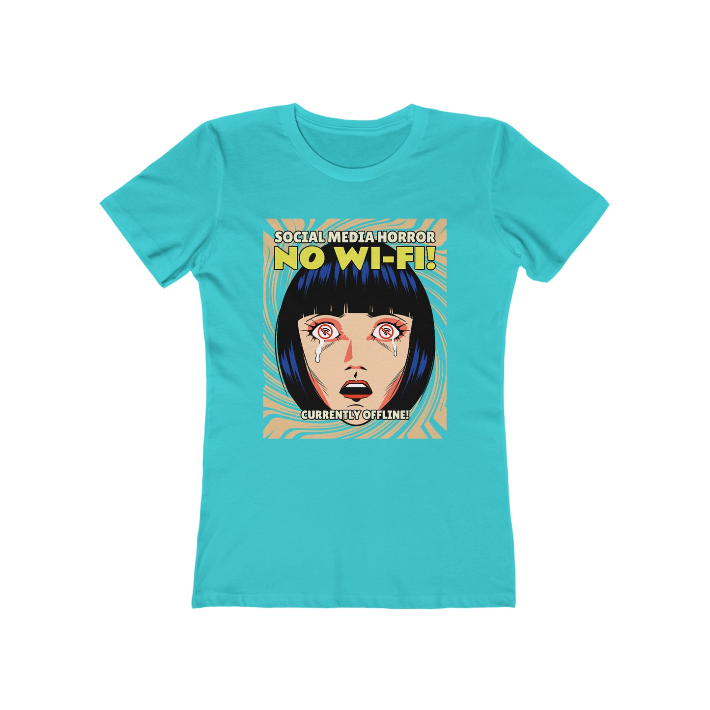Social Media Horror No Wi-Fi - Women's T-shirt