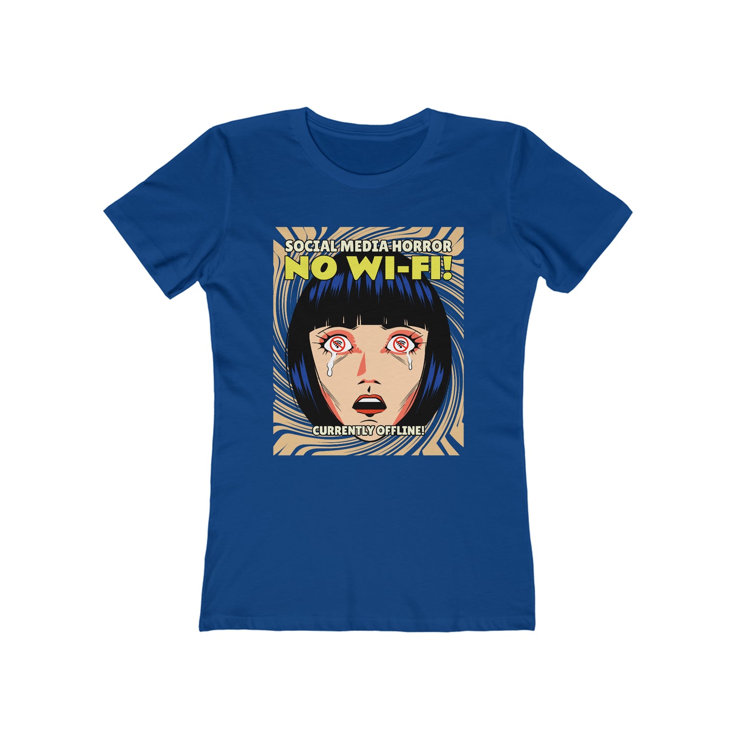 Social Media Horror No Wi-Fi - Women's T-shirt