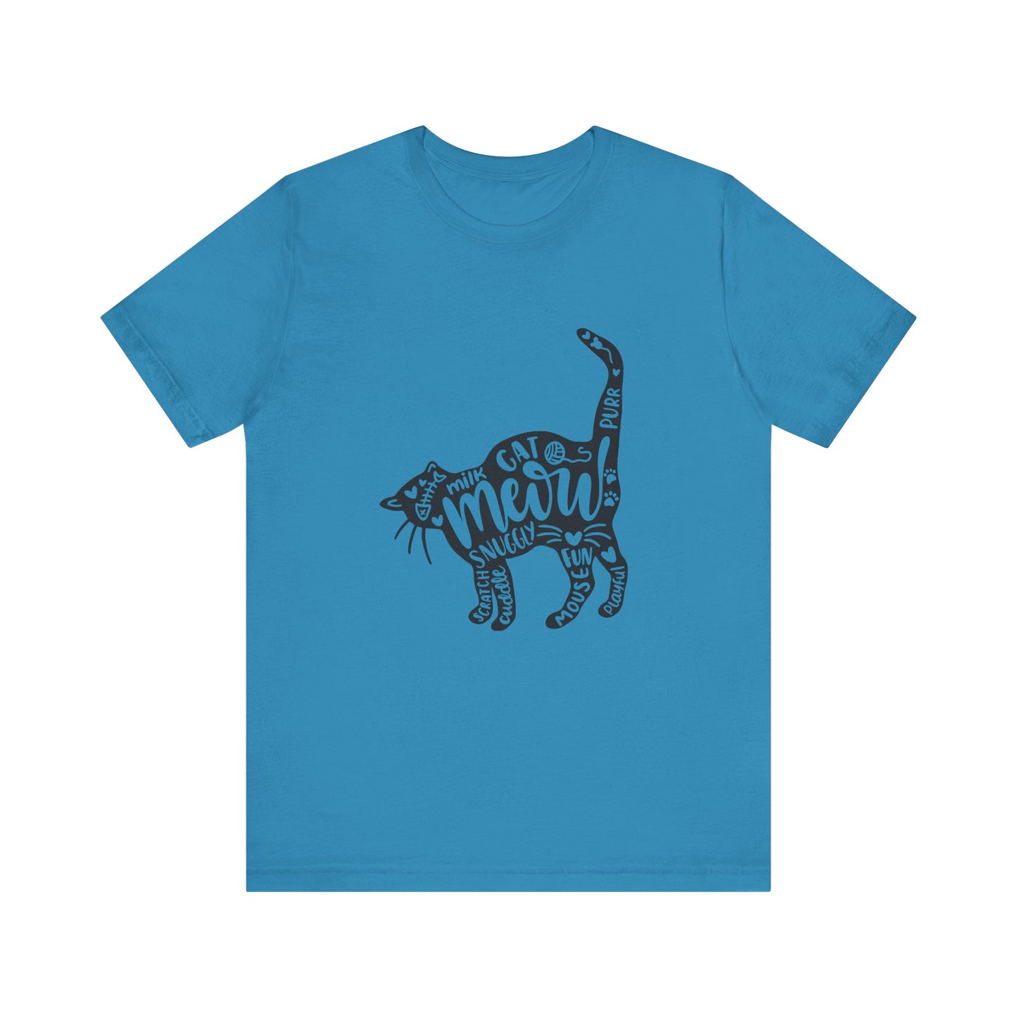 Cat Word Cloud - Unisex T-Shirt