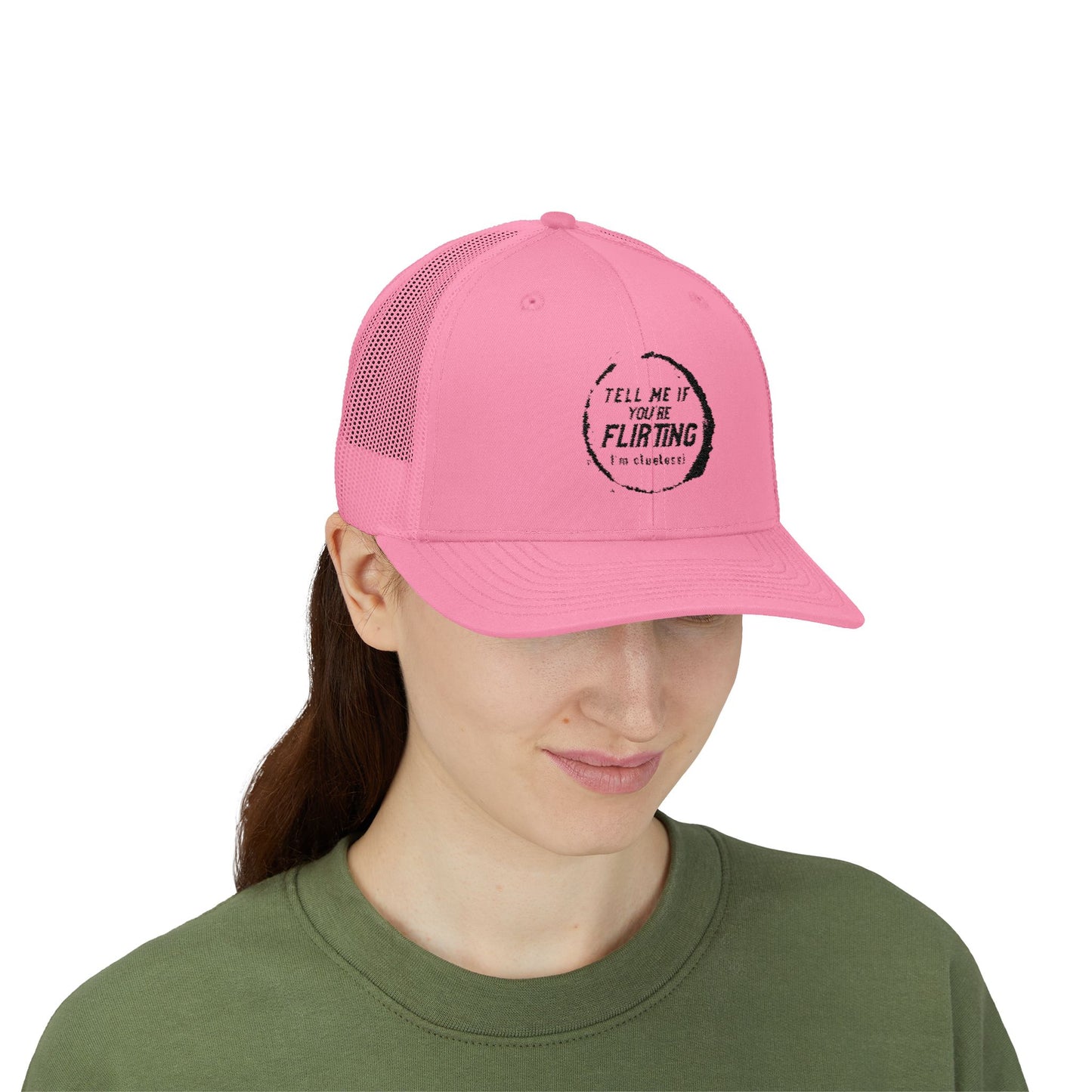 Tell Me If You're Flirting - Snapback Trucker Cap