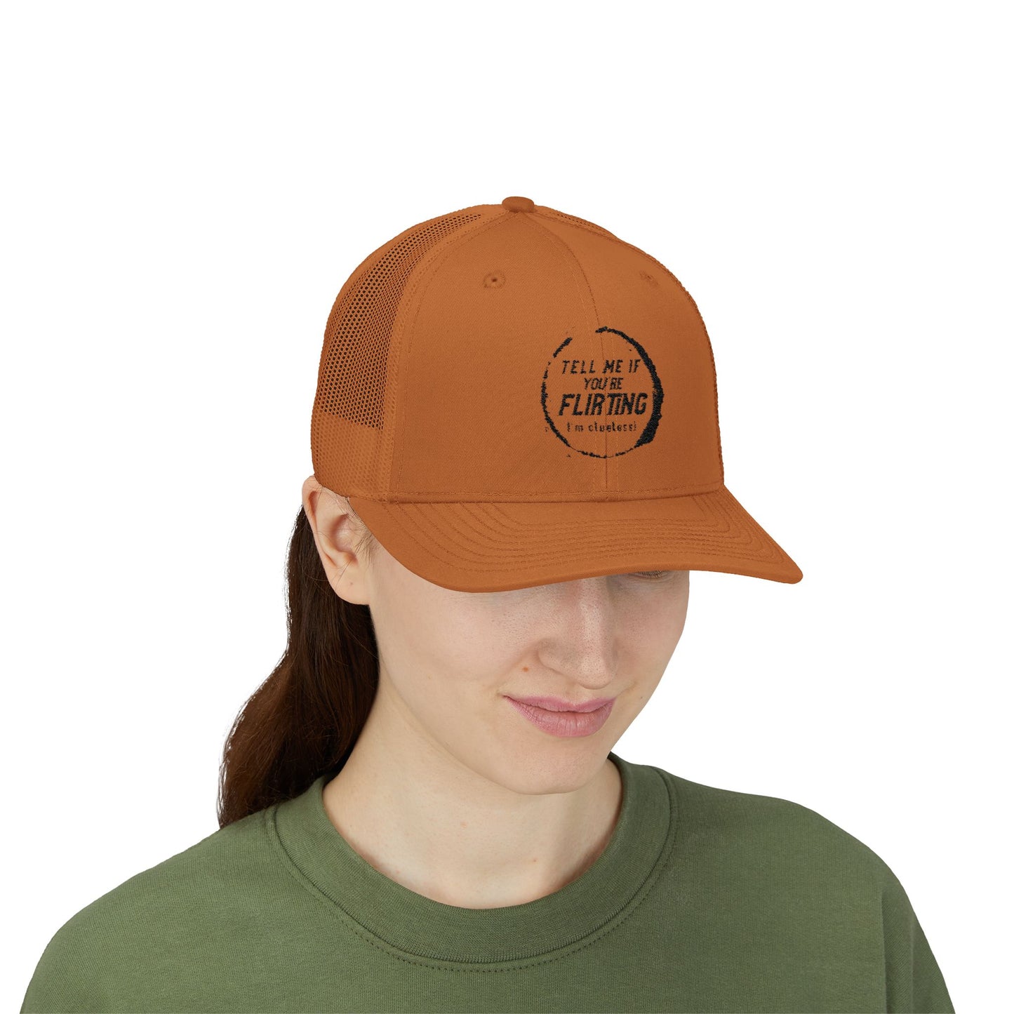 Tell Me If You're Flirting - Snapback Trucker Cap