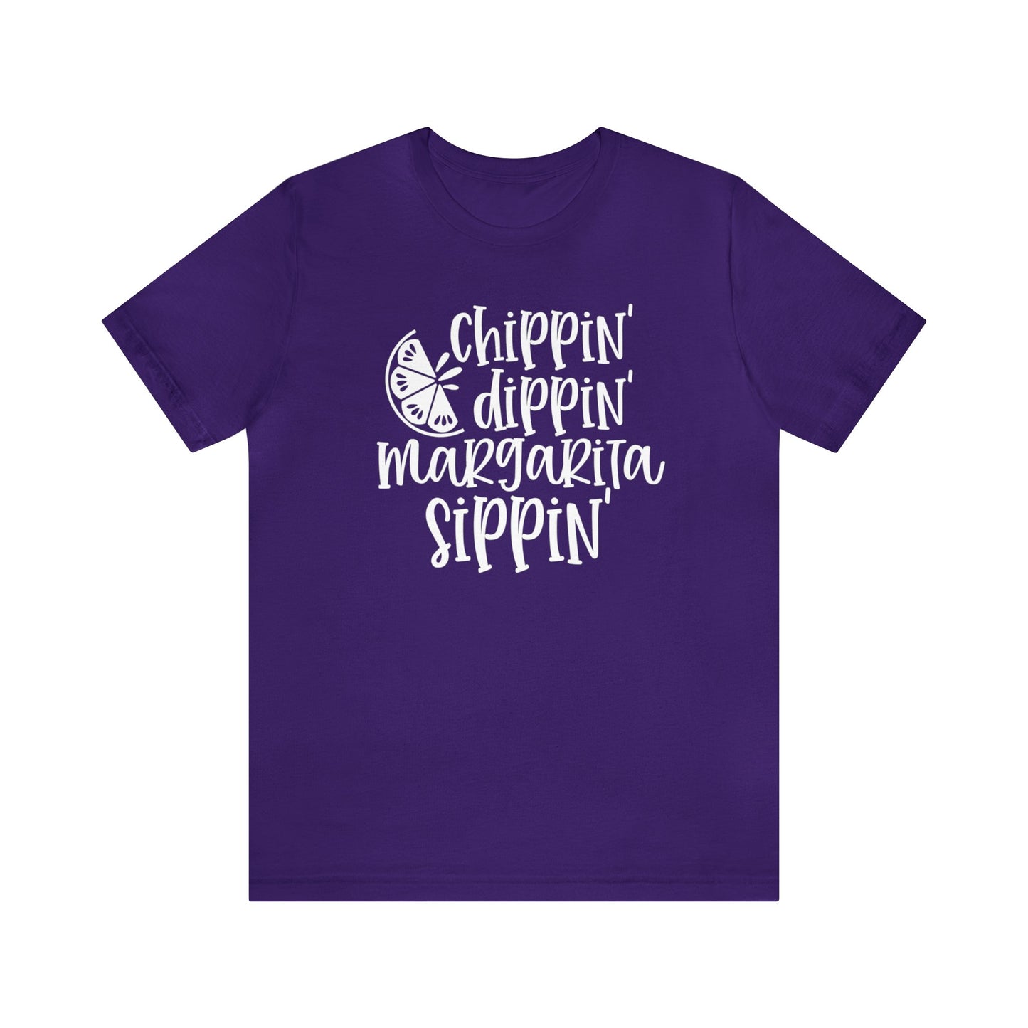 Chippin', Dippin' and Margarita Sippin' - Men's T-shirt