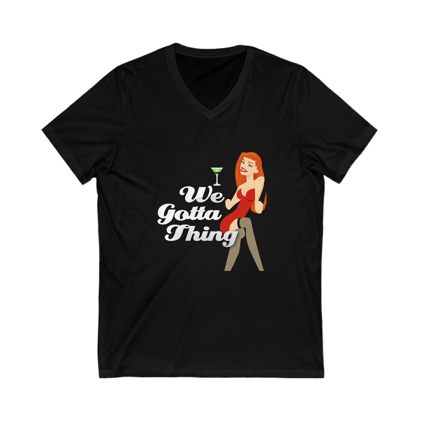 WGT - Unisex Jersey Short Sleeve V-Neck Tee